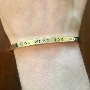 Simple Gold Band Bracelet